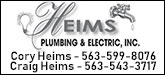 Heims Plumbing & Electric Inc Sponsorship Banner